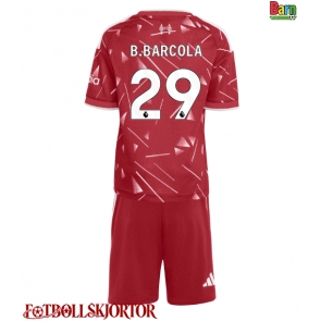 Liverpool Bradley Barcola #29 Hemmakläder Barn 2026-27 Kortärmad (+ Korta byxor)